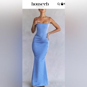 House of CB - Olivette satin corset dress